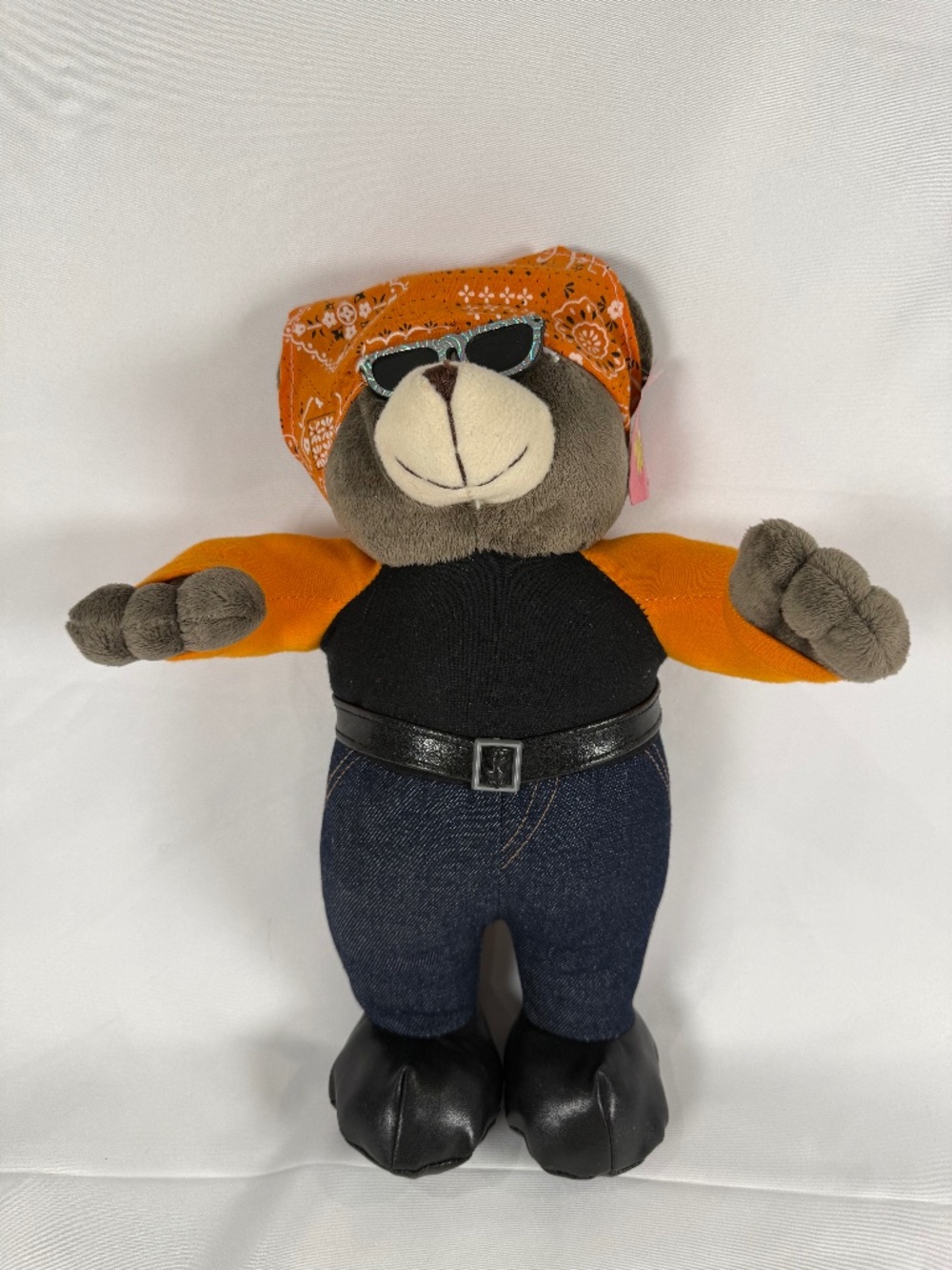 Sugar Loaf Toys Biker Bear Plush NWT